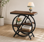 Table Basse Bois et Métal Noir | Vendôme