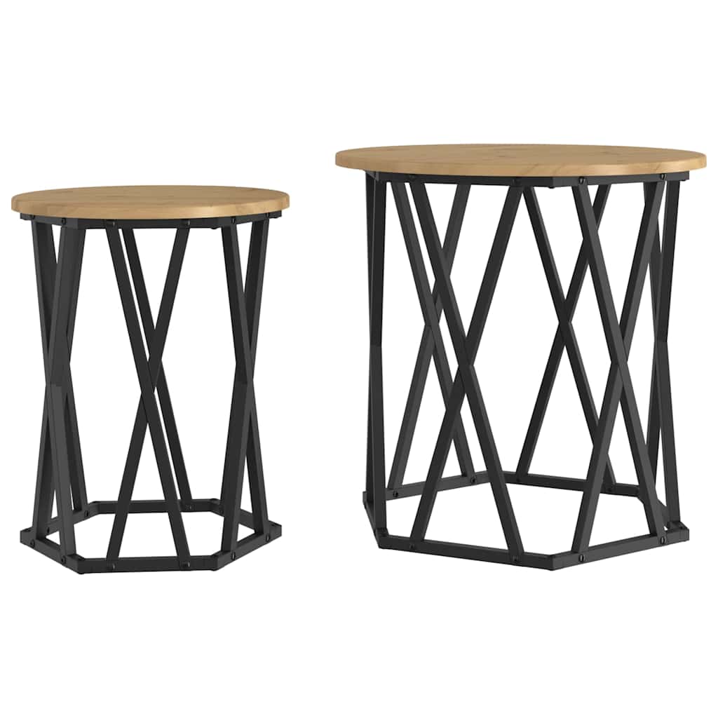 Duo Tables Basses Rondes Astra