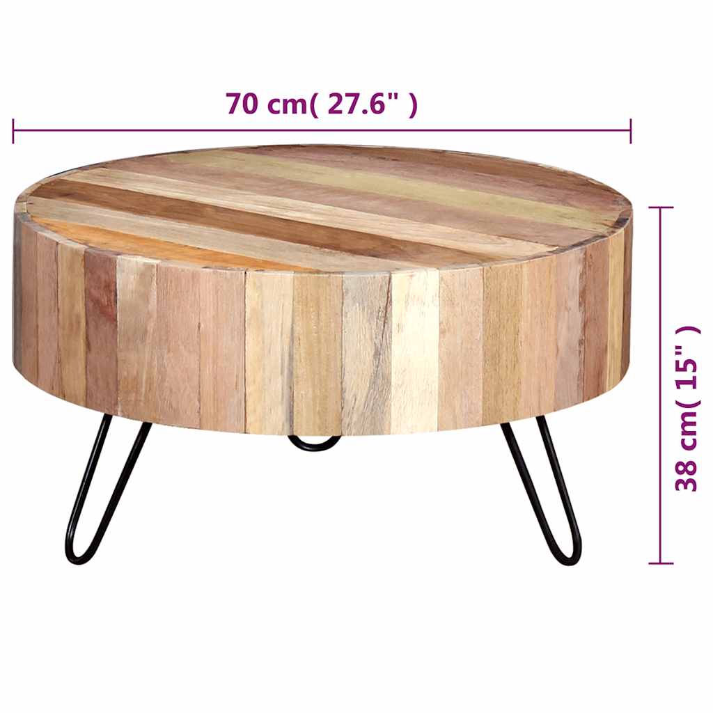 Table Basse Ronde Bois | Rustica